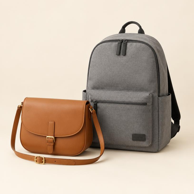 Sable Leather Crossbody
